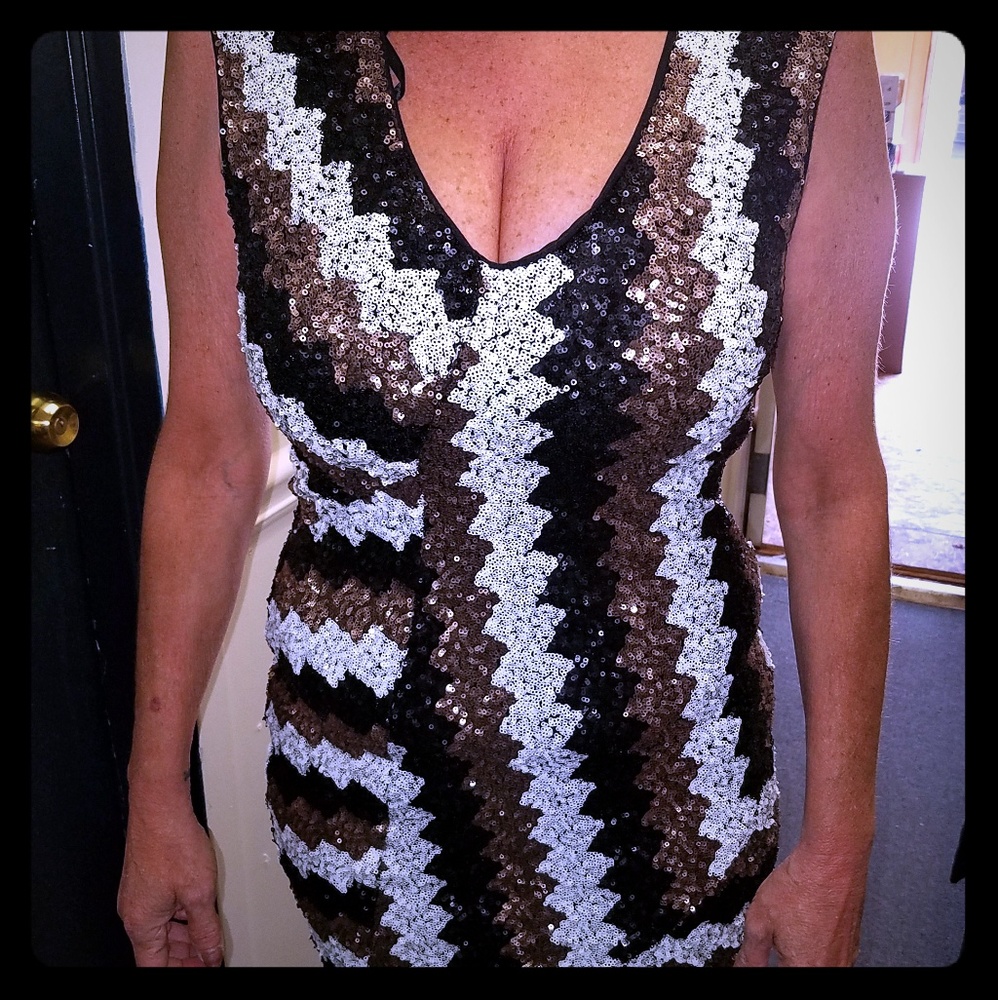 BEBE Sequin Dress